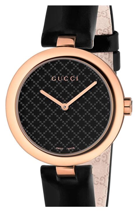 diamantissima gucci|Gucci Diamantissima Leather Strap Watch, 32mm .